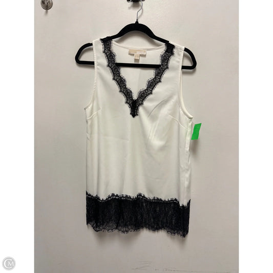 Top Sleeveless By Michael By Michael Kors In Black & White, Size: S