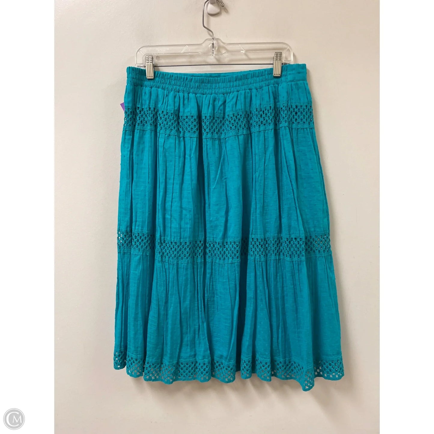 Skirt Midi By St Johns Bay In Teal, Size: 12