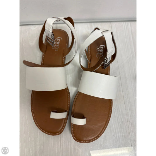 Sandals Flats By Franco Sarto In White, Size: 11