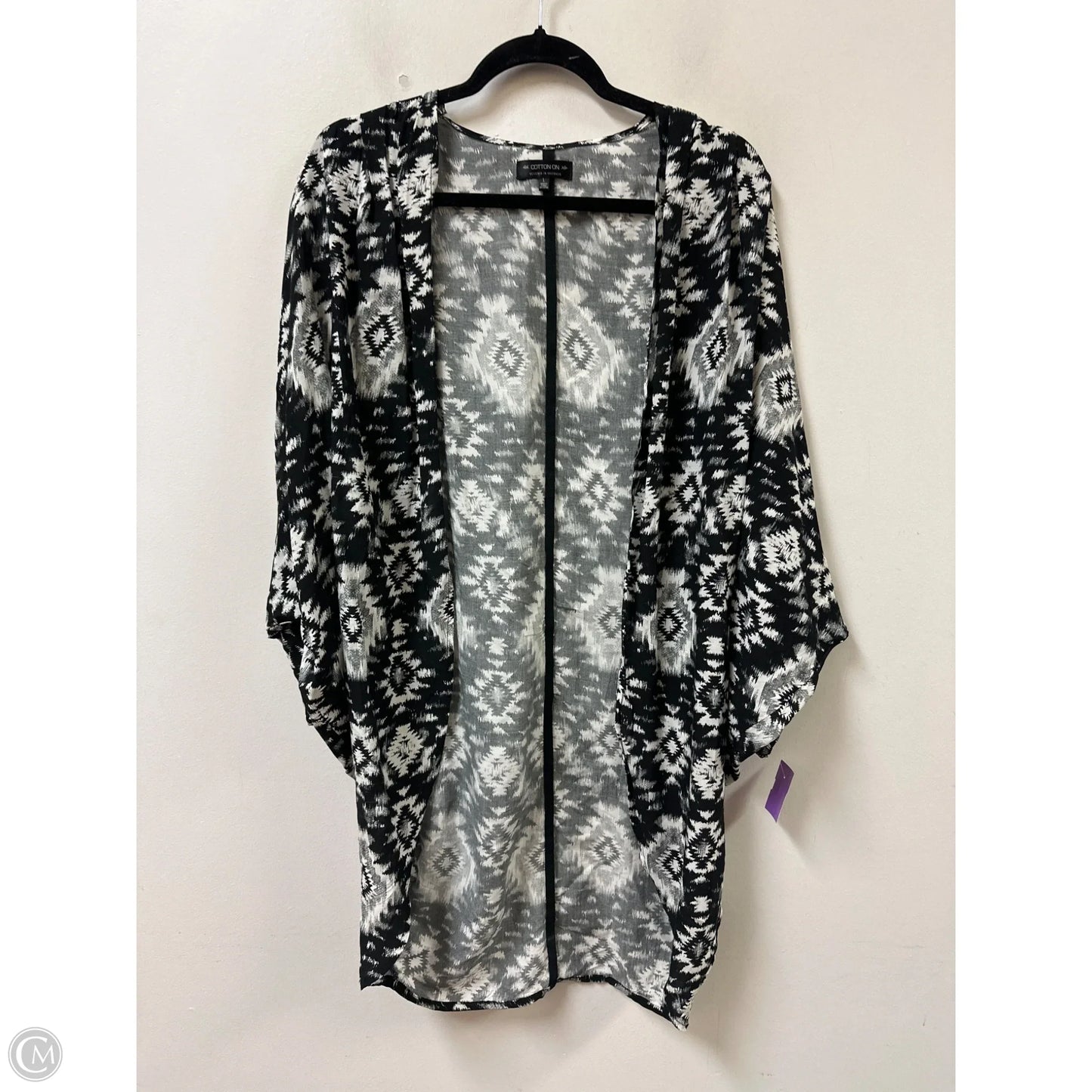 Cardigan By Cotton On In Black & White, Size: L