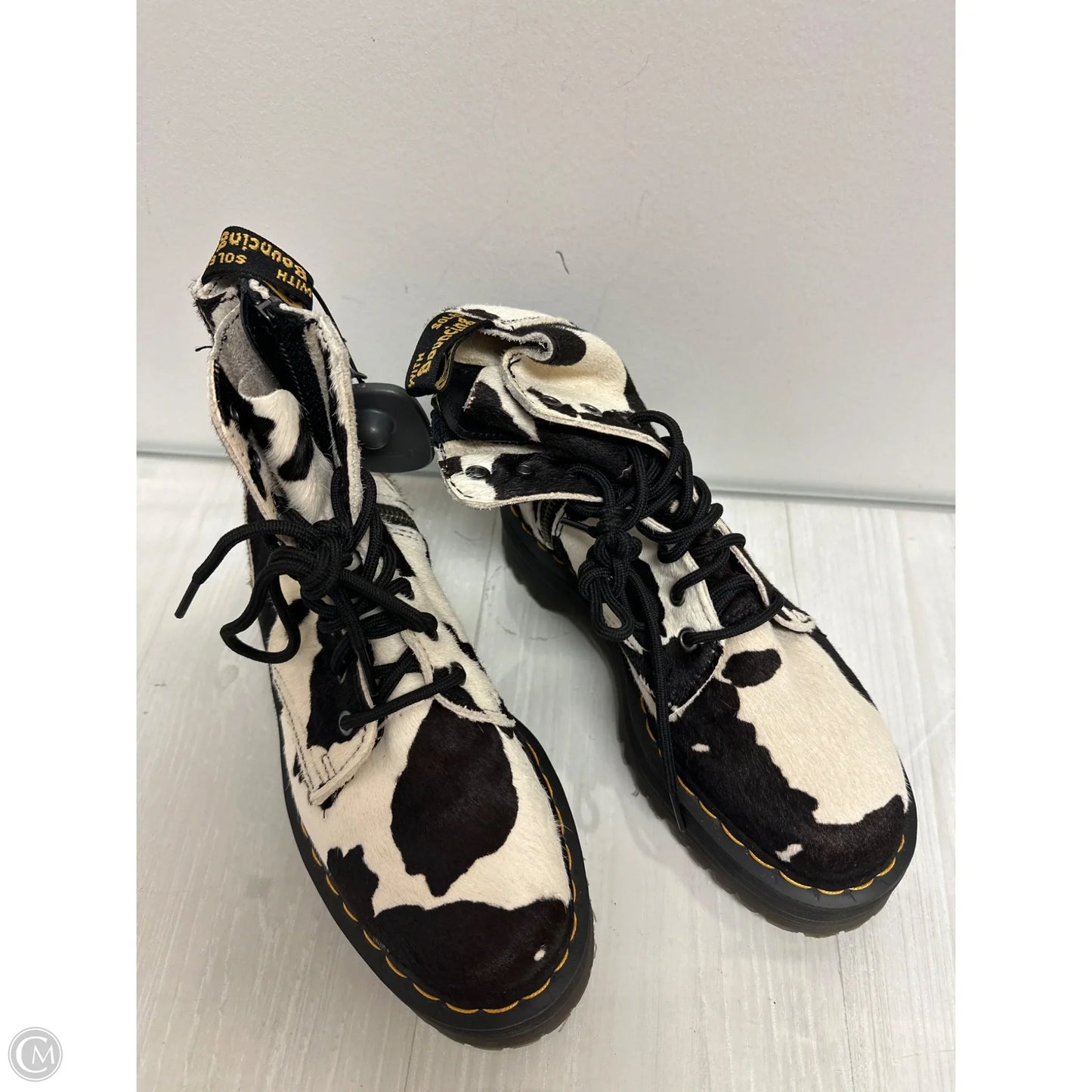 Boots Combat By Dr Martens In Animal Print, Size: 7