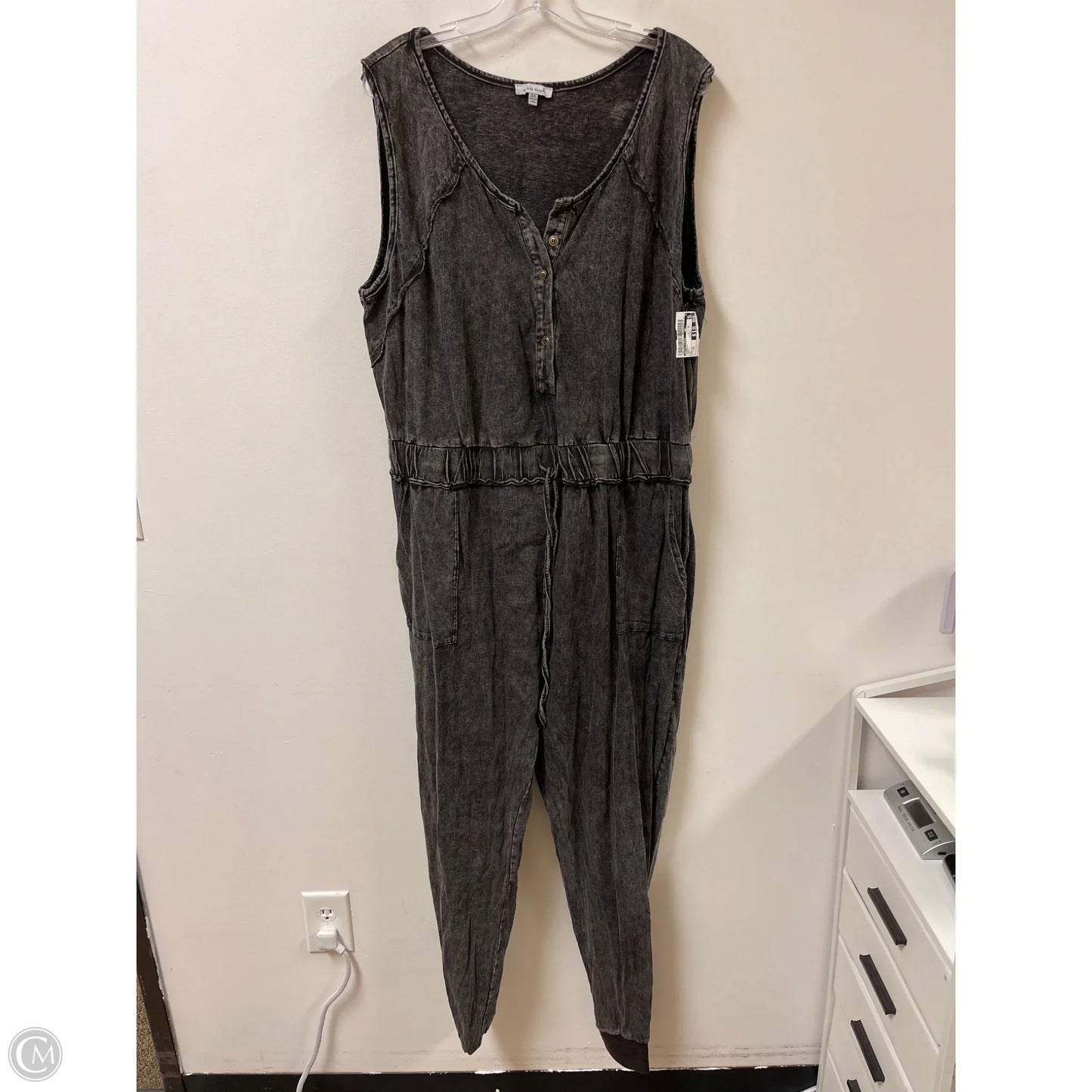 Jumpsuit By White Birch In Grey, Size: 3x