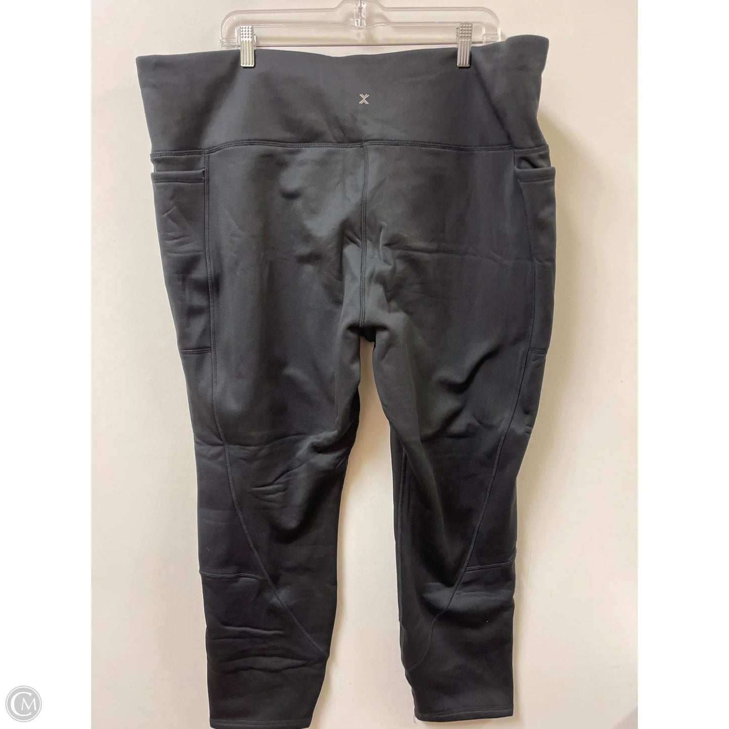 Athletic Leggings By Xersion In Black, Size: 3x