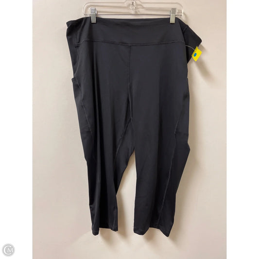 Athletic Leggings By Tek Gear In Black, Size: 3x