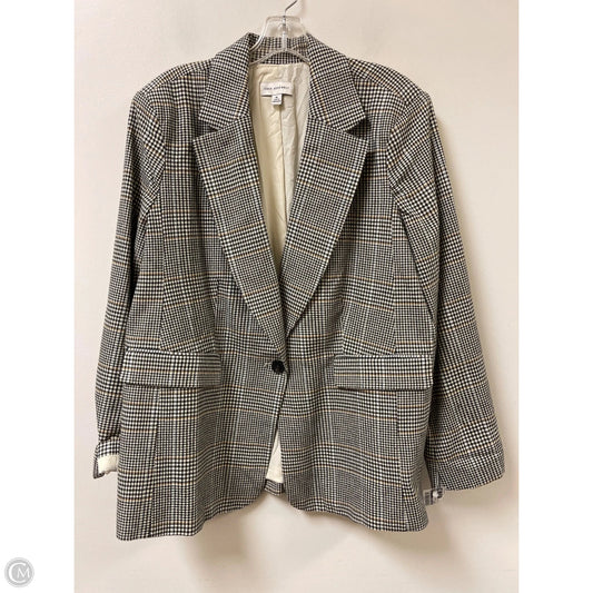 Blazer By Free Assembly In Black & Cream, Size: Xl