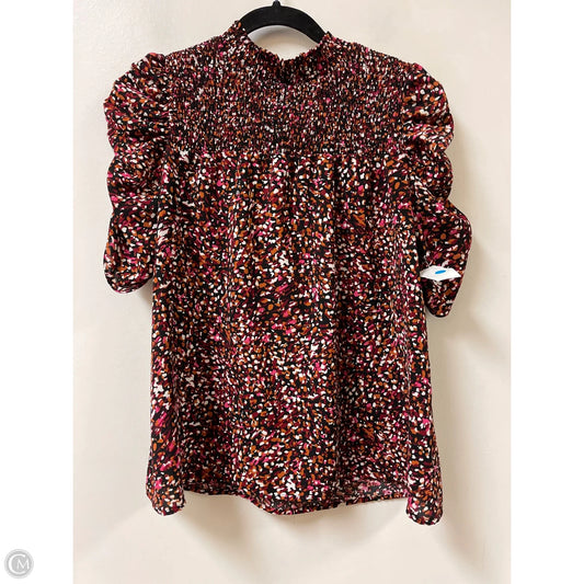 Top Short Sleeve By Thml In Multi-colored, Size: S