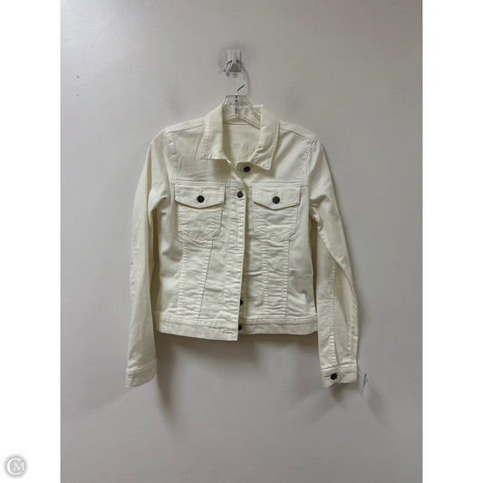 Jacket Denim By Kut In Cream, Size: S