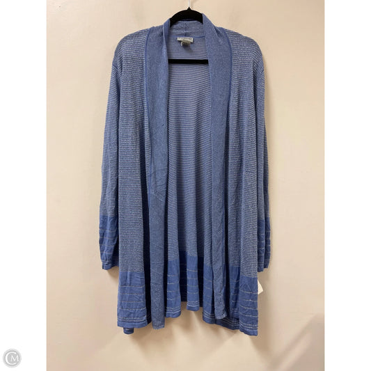 Cardigan By Catherines In Blue, Size: 3x