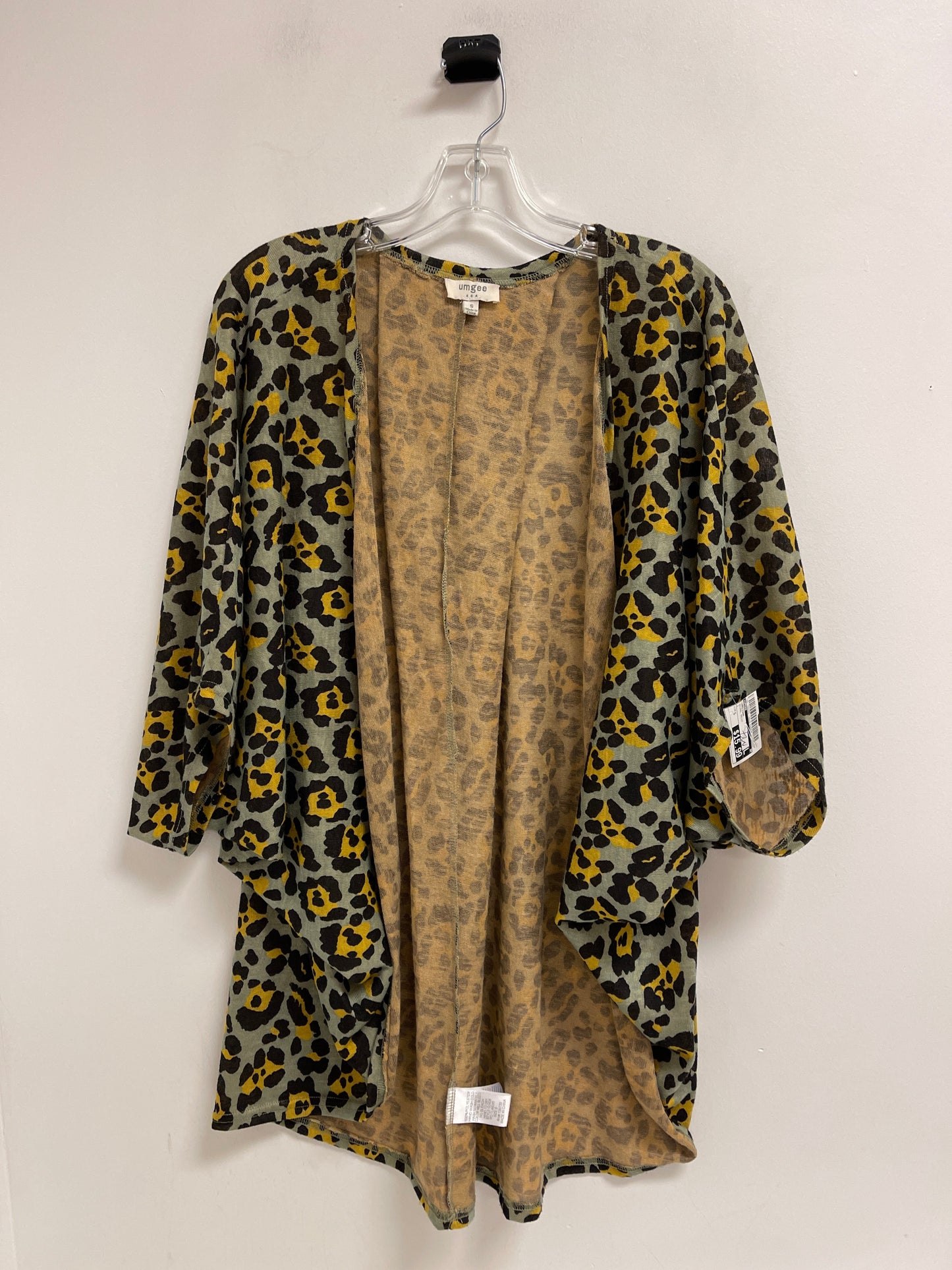 Cardigan By Umgee In Animal Print, Size: S
