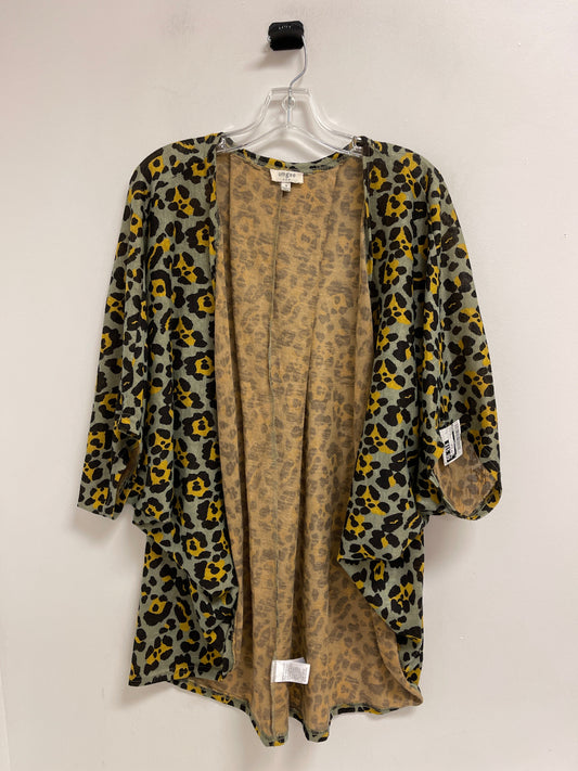 Cardigan By Umgee In Animal Print, Size: S