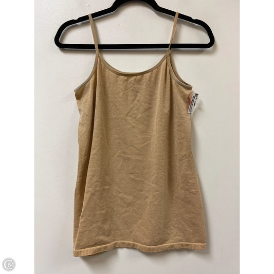 Tank Top By Bisou Bisou In Gold, Size: L