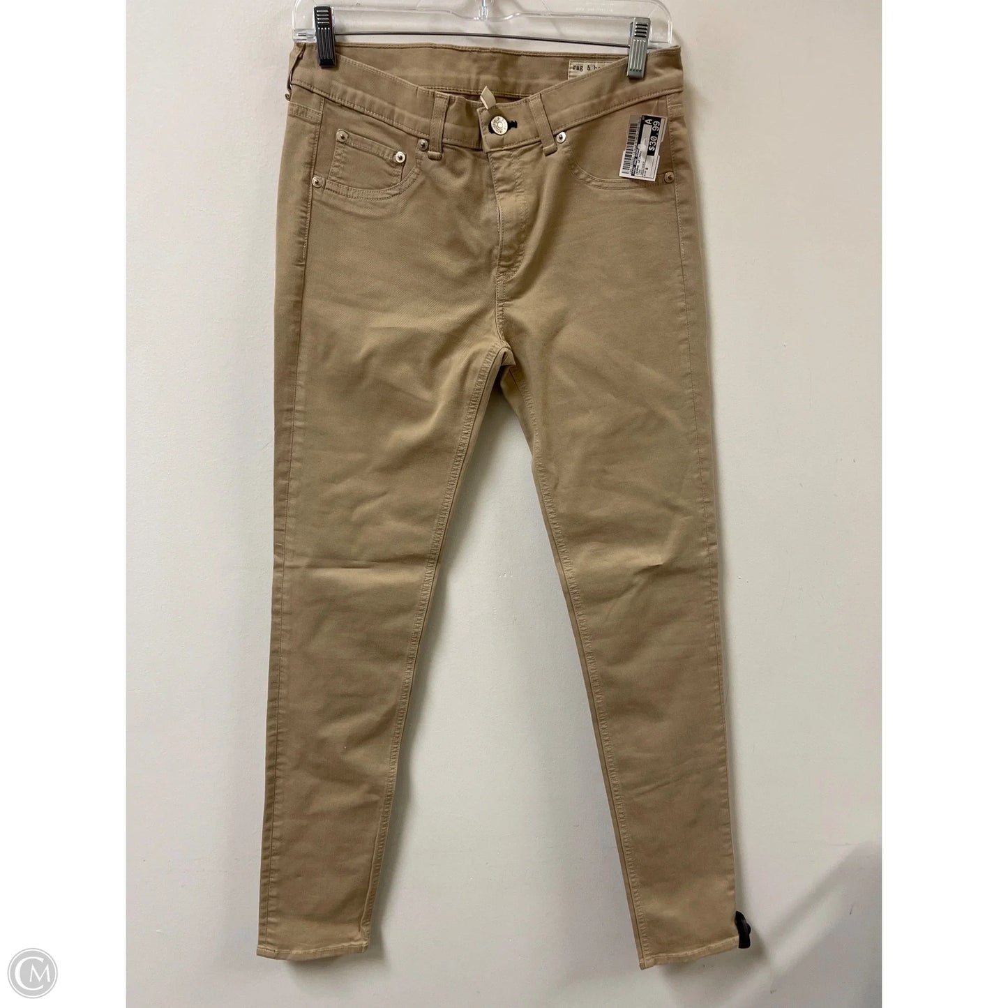 Jeans Skinny By Rag And Bone In Tan, Size: 8