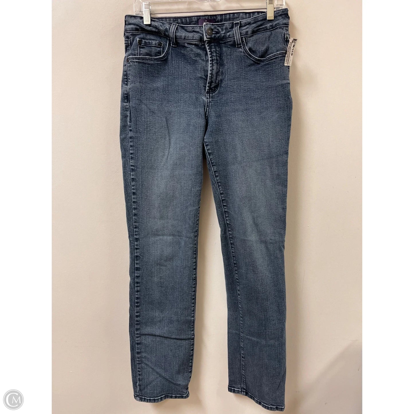 Jeans Straight By Not Your Daughters Jeans In Blue Denim, Size: 10