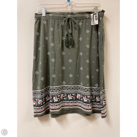Skirt Mini & Short By J. Jill In Green, Size: 6