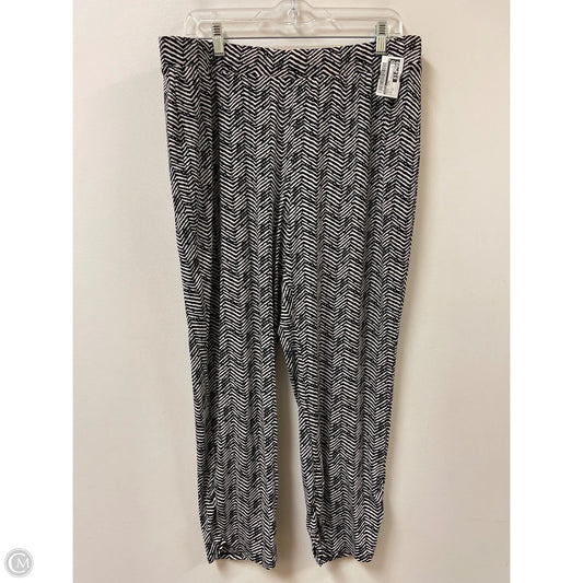 Pants Other By Chicos In Black & White, Size: 12