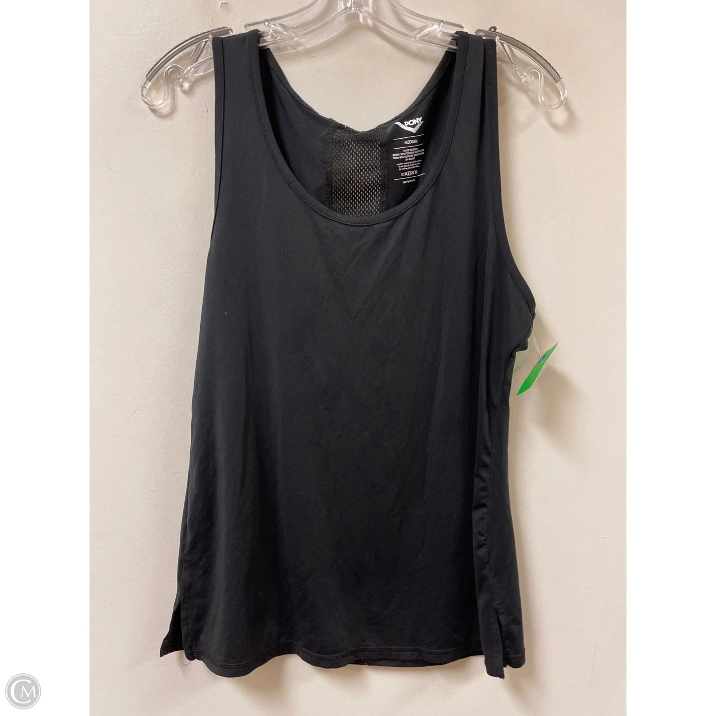 Athletic Tank Top By Clothes Mentor In Black, Size: M