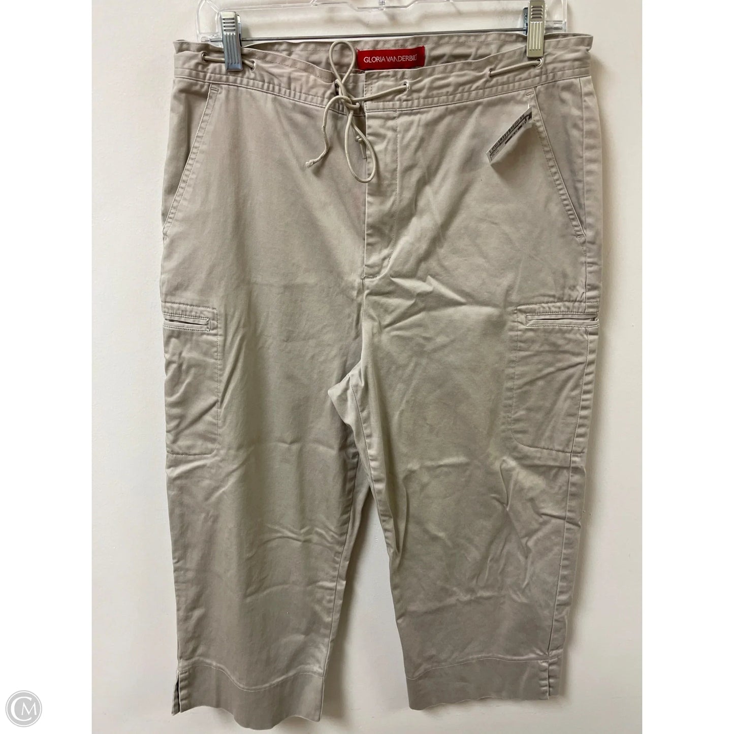 Pants Cropped By Gloria Vanderbilt In Beige, Size: 10