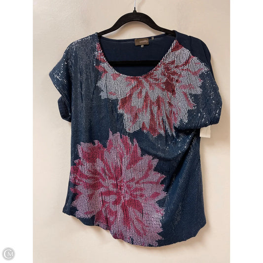 Top Short Sleeve By Crosby In Navy, Size: Xl