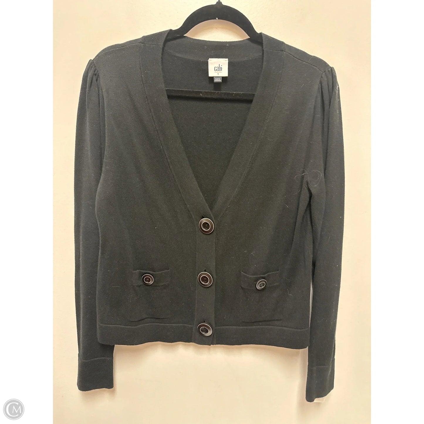 Sweater Cardigan By Cabi In Black, Size: S