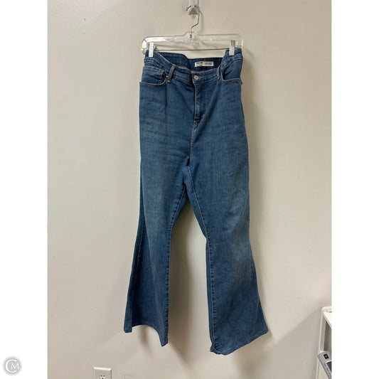 Jeans Boot Cut By Levis Signature In Blue Denim, Size: 18