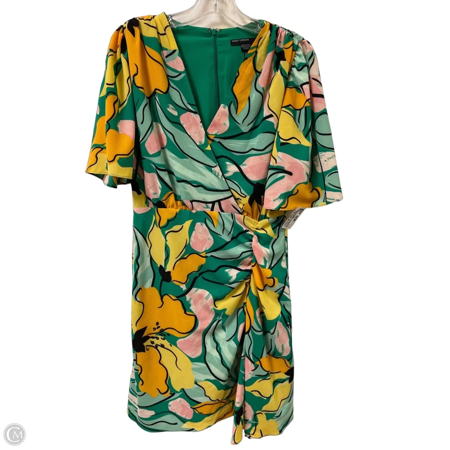 Dress Casual Short By Maggy London In Green, Size: 6