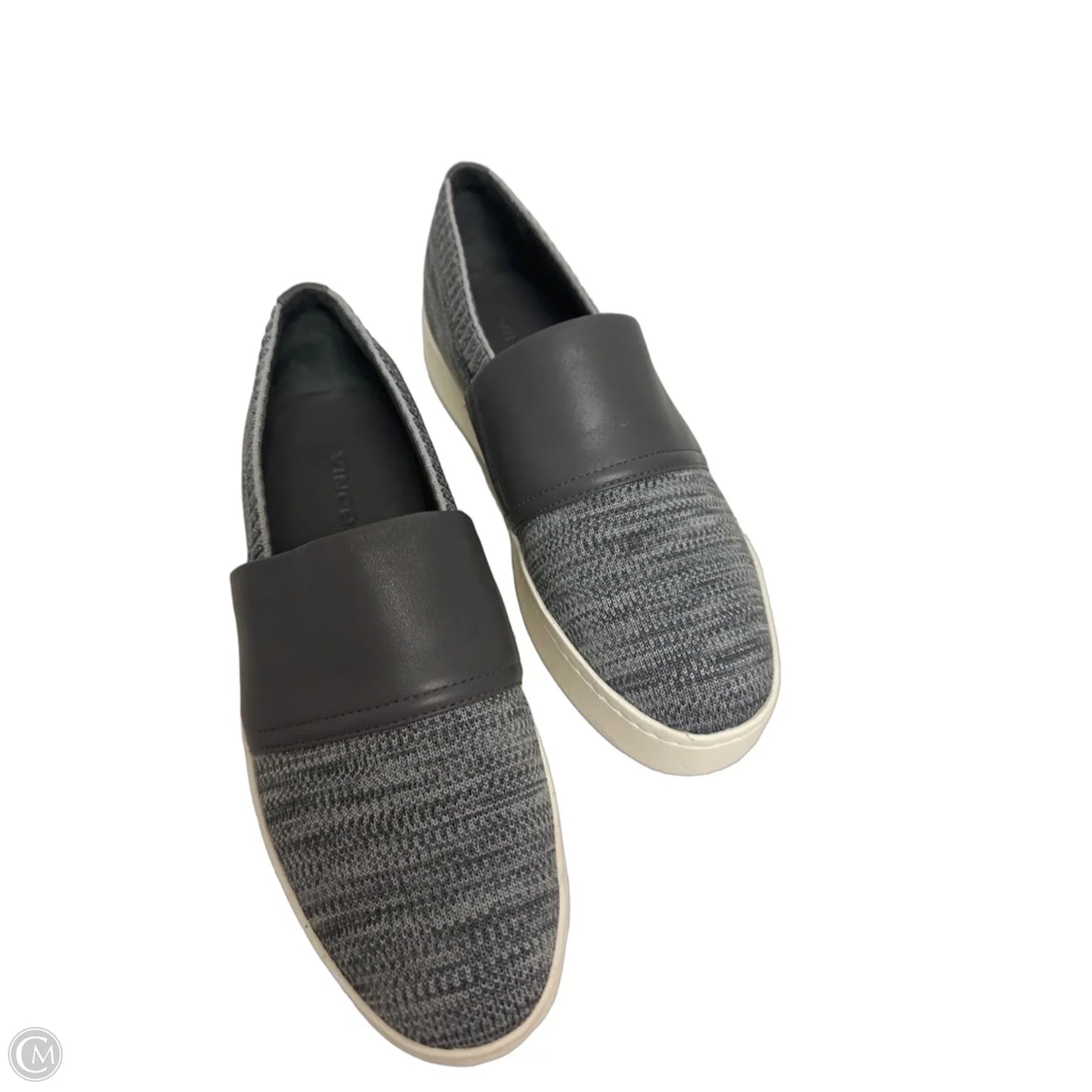 Shoes Flats By Vince In Grey, Size: 7
