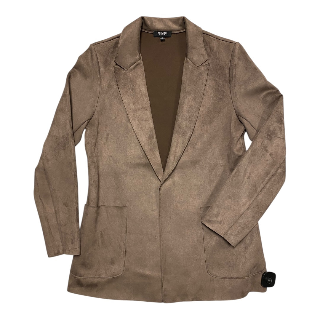 Blazer By Premise In Brown, Size:M