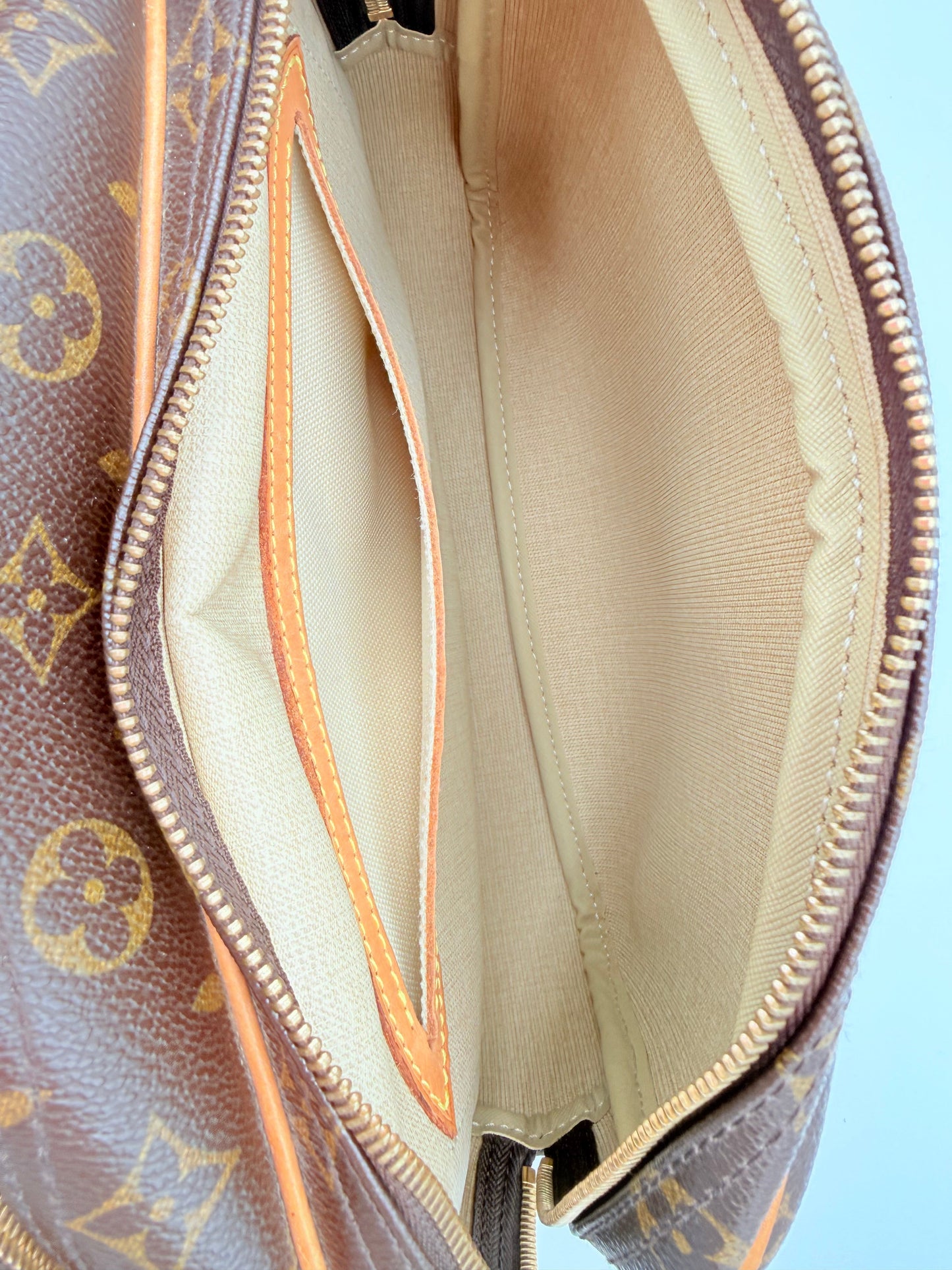 Crossbody Luxury Designer By Louis Vuitton In Brown & Tan, Size:Small