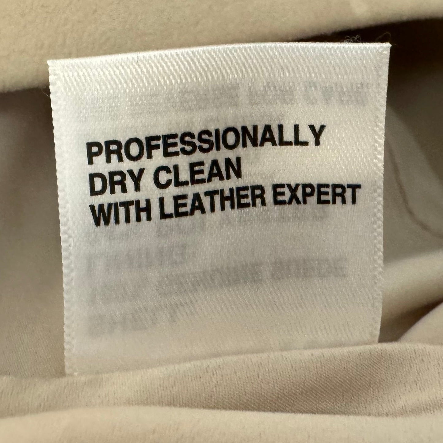 Jacket Leather By Etcetra In Cream, Size: 6