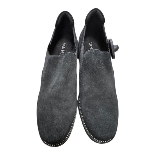 Boots Ankle Flats By Vaneli In Black, Size:8