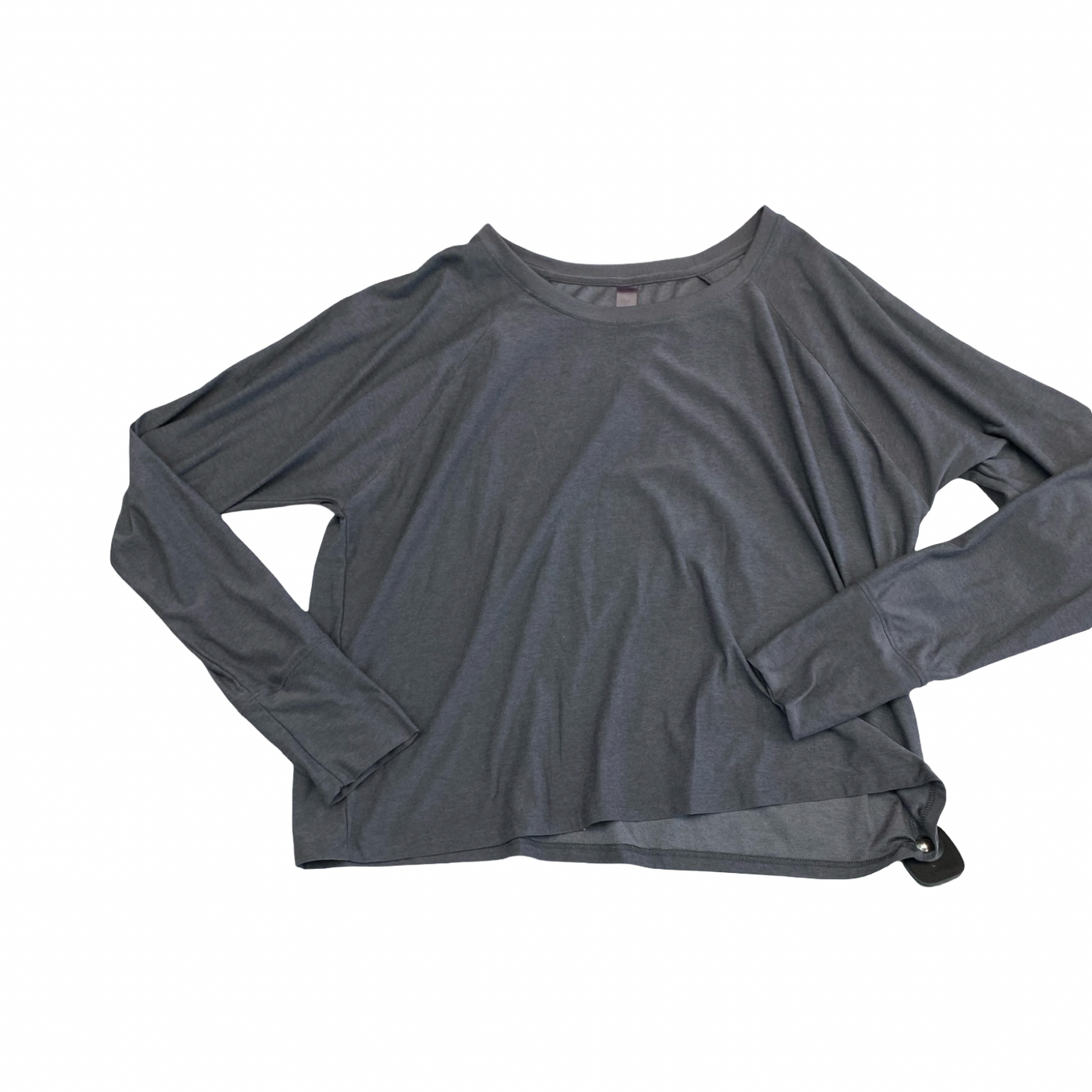 Athletic Top Ls Crewneck By Beyond Yoga In Grey, Size:M