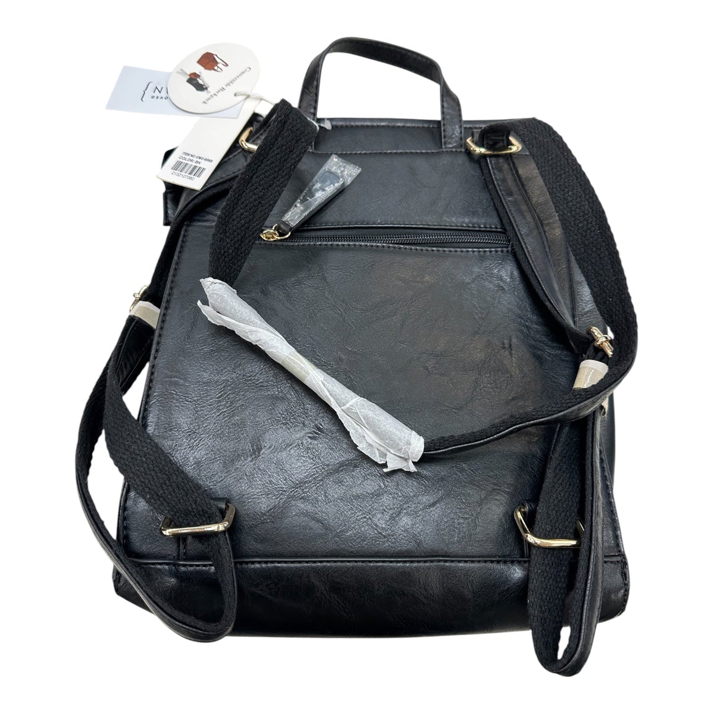 Backpack By Clothes Mentor In Black, Size:Medium