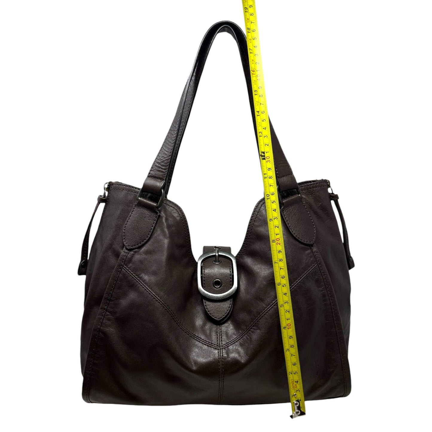 Gina Leather Tote Designer By Frye, Size: Medium