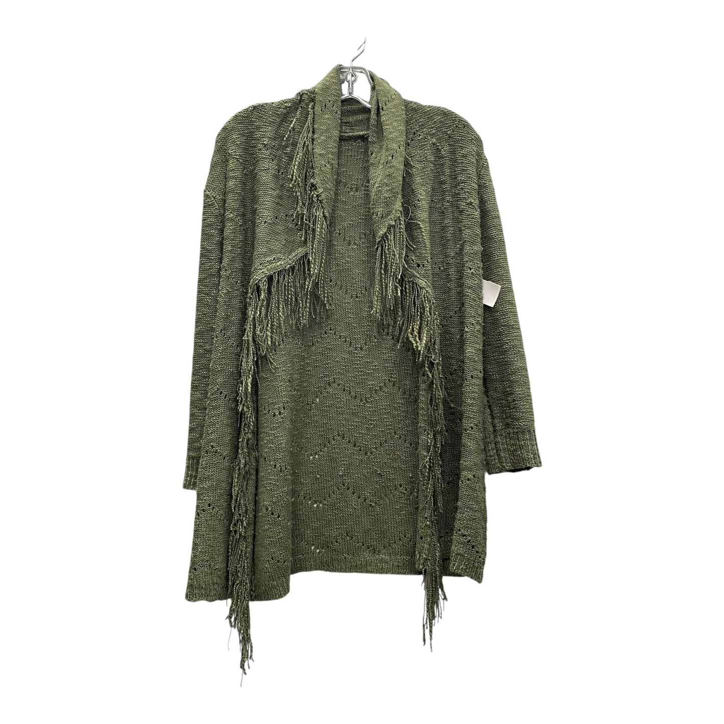 Sweater Cardigan By Cupio In Green, Size:M