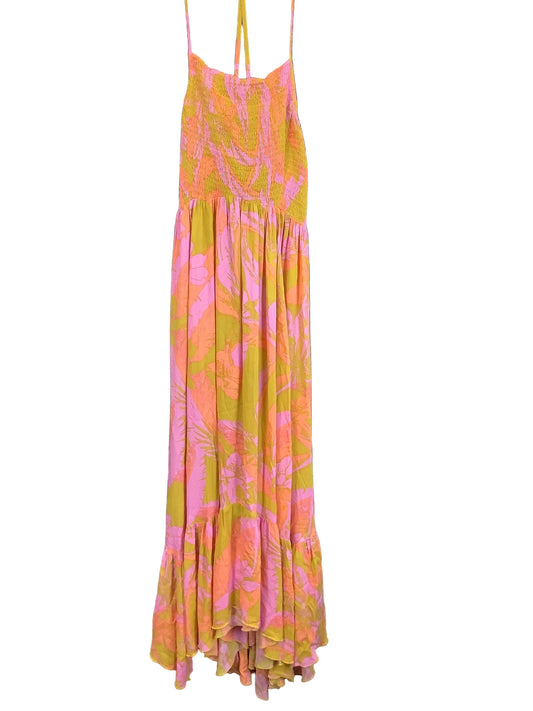 Dress Casual Midi By Free People In Multi-colored, Size: M