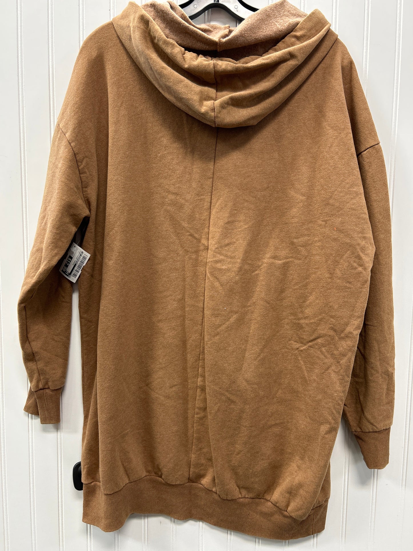Sweatshirt Hoodie By No Boundaries In Tan, Size:L