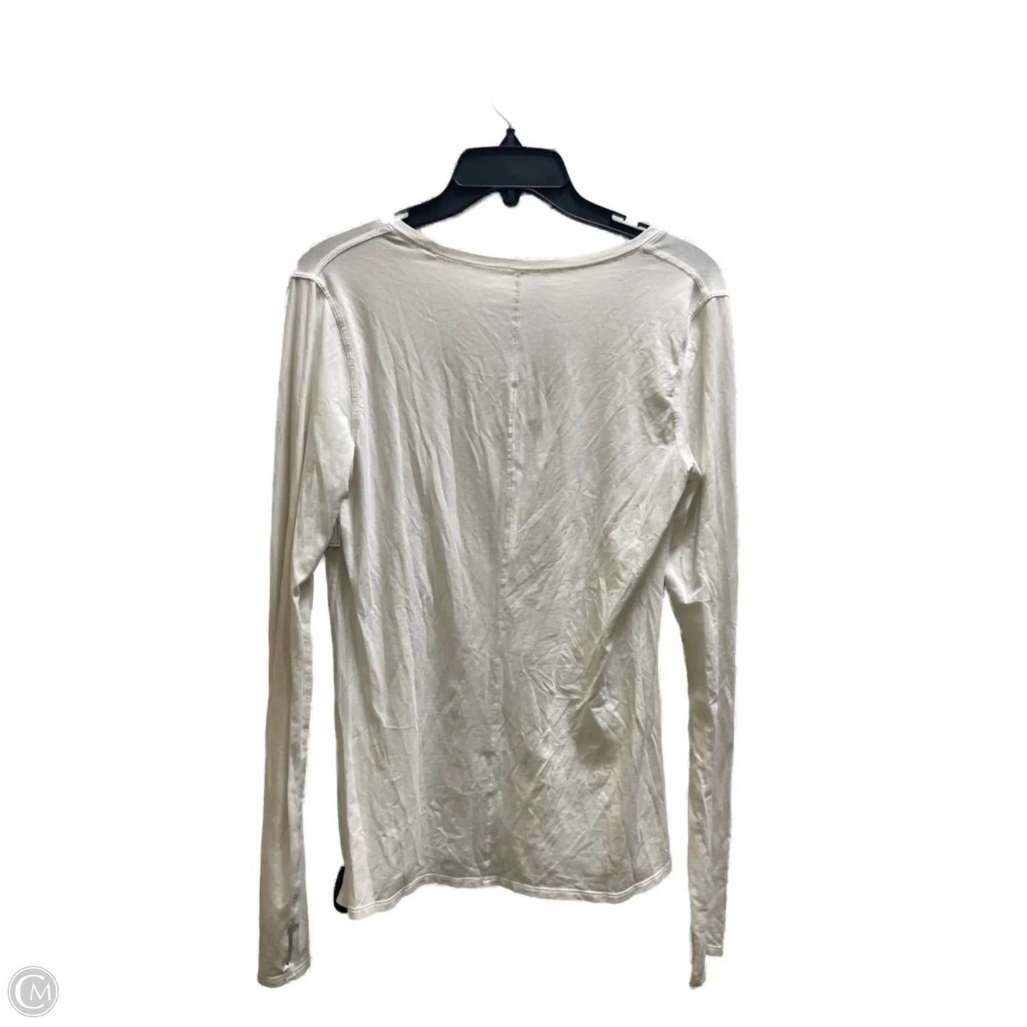 Top Long Sleeve By Lululemon In White