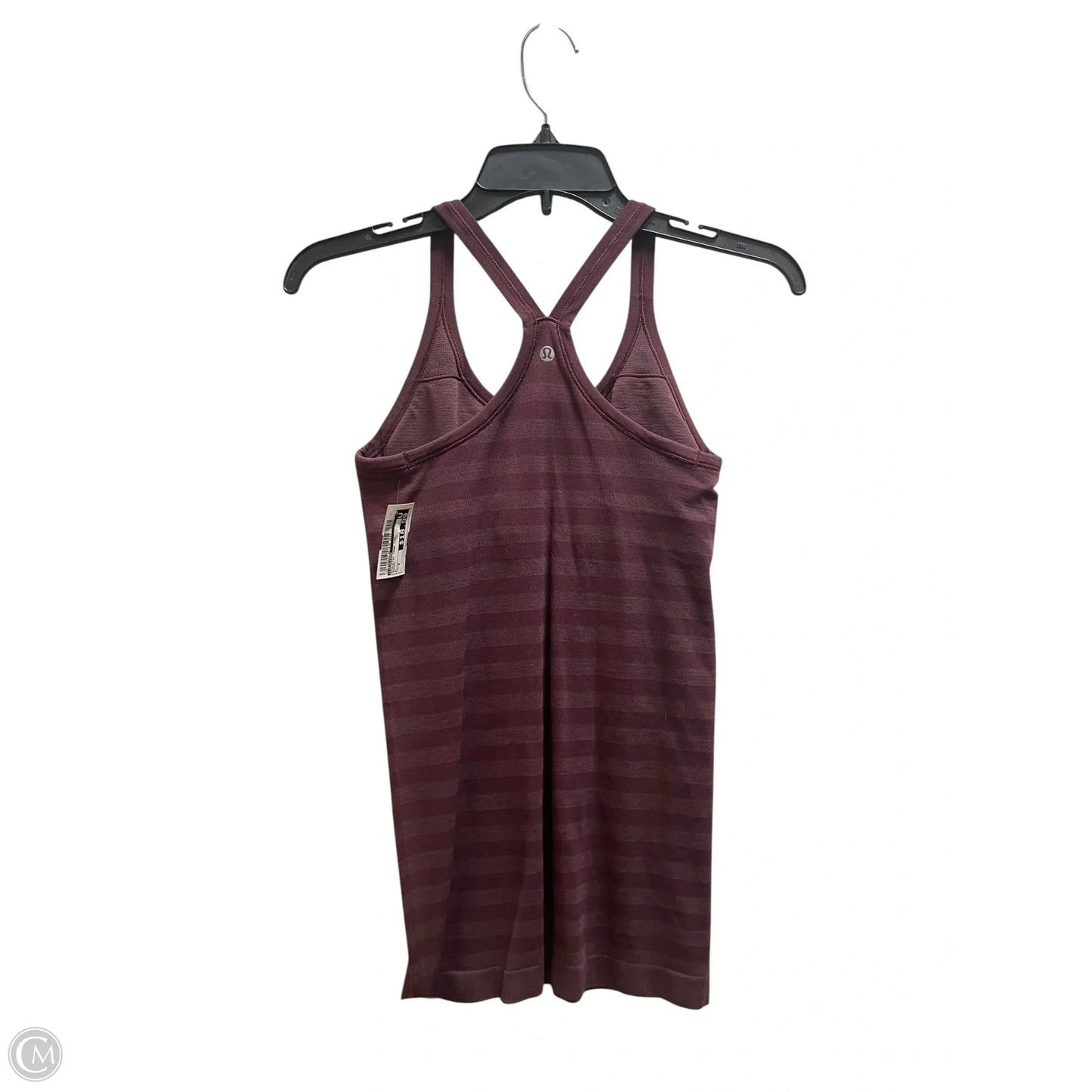 Athletic Tank Top By Lululemon In Maroon, Size: 6