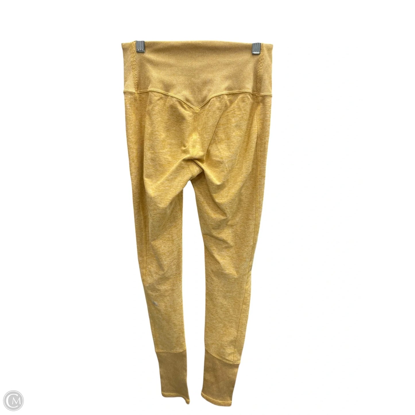 Athletic Leggings By Alo In Yellow, Size: S