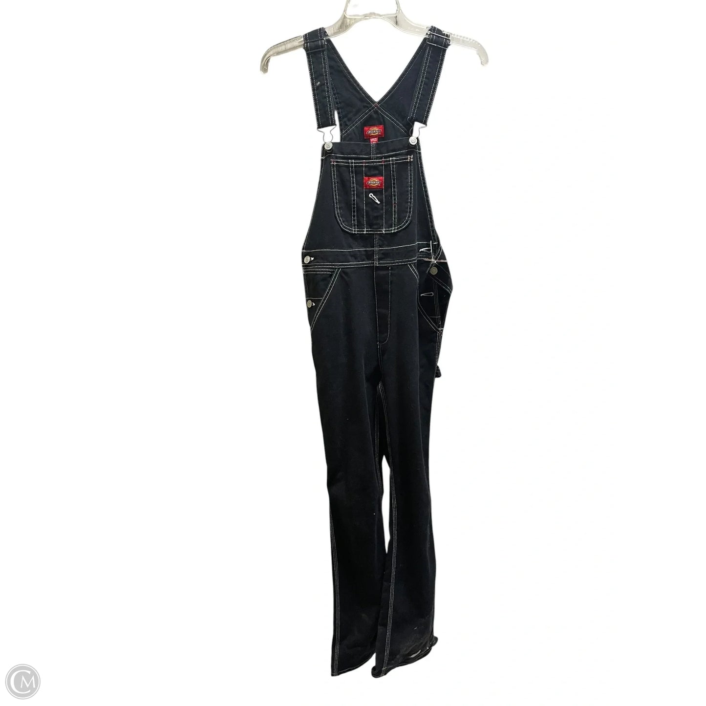 Jumpsuit By Dickies In Black Denim, Size: Xs