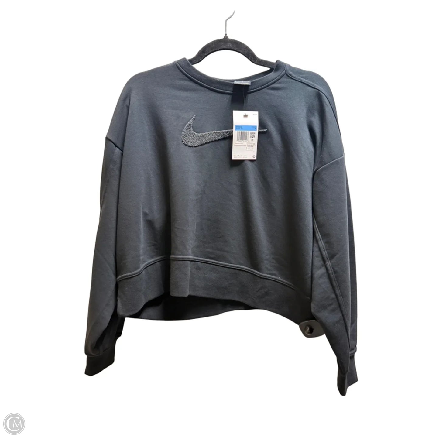 Sweatshirt Crewneck By Nike Apparel In Black, Size: M