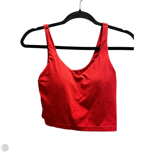 Athletic Bra By Offline In Red, Size: M