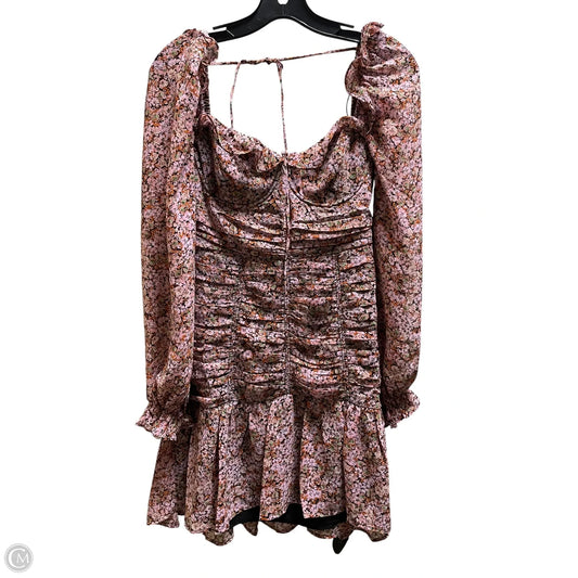 Dress Casual Short By Astr In Floral Print, Size: M