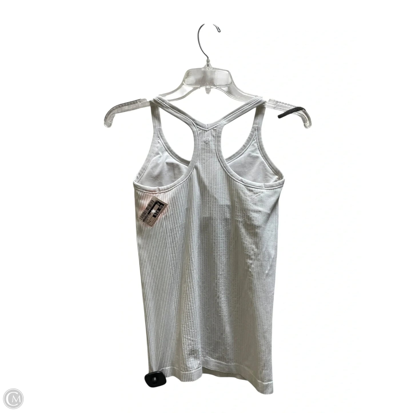 Athletic Tank Top By Lululemon In White, Size: S