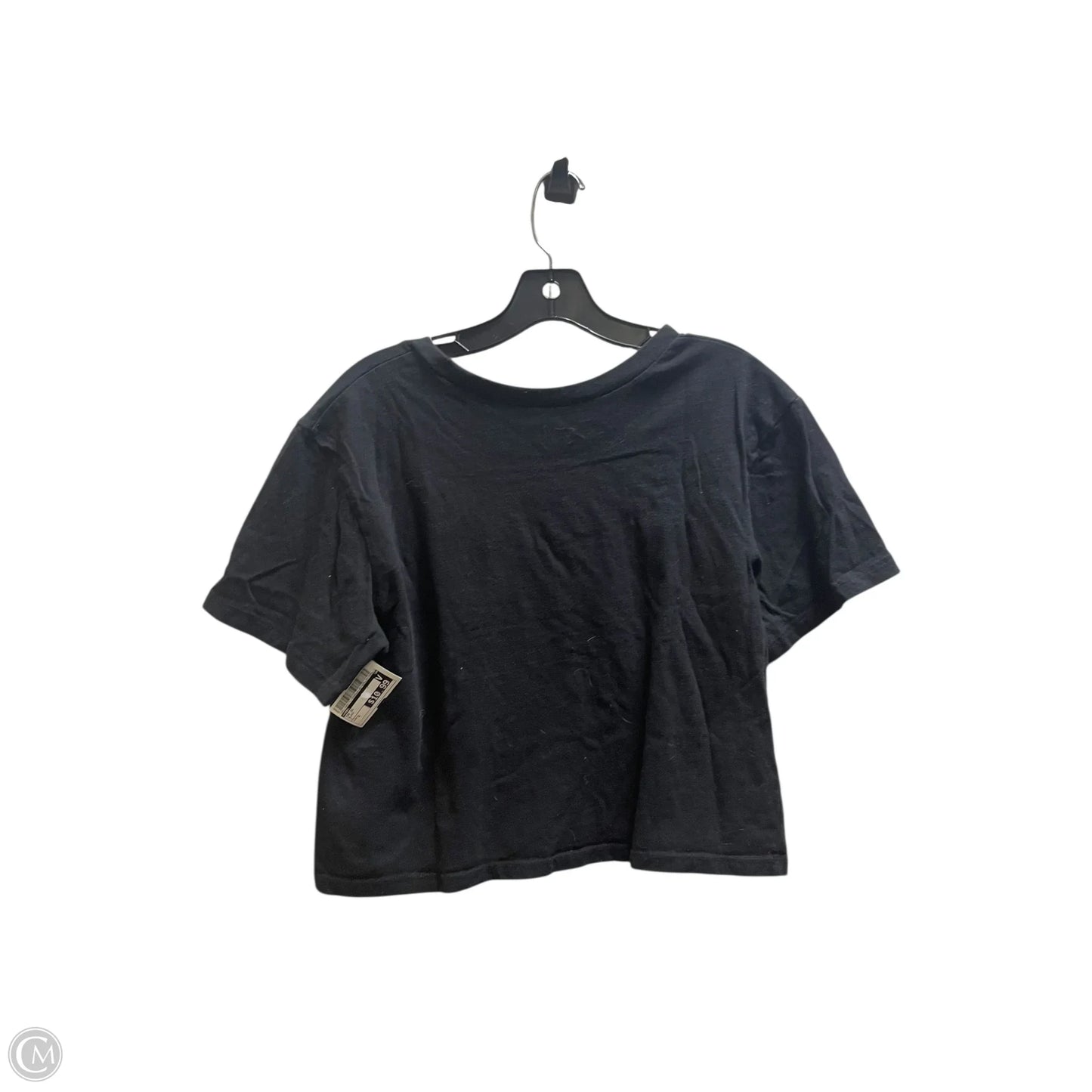 Top Short Sleeve By Vans In Black, Size: S