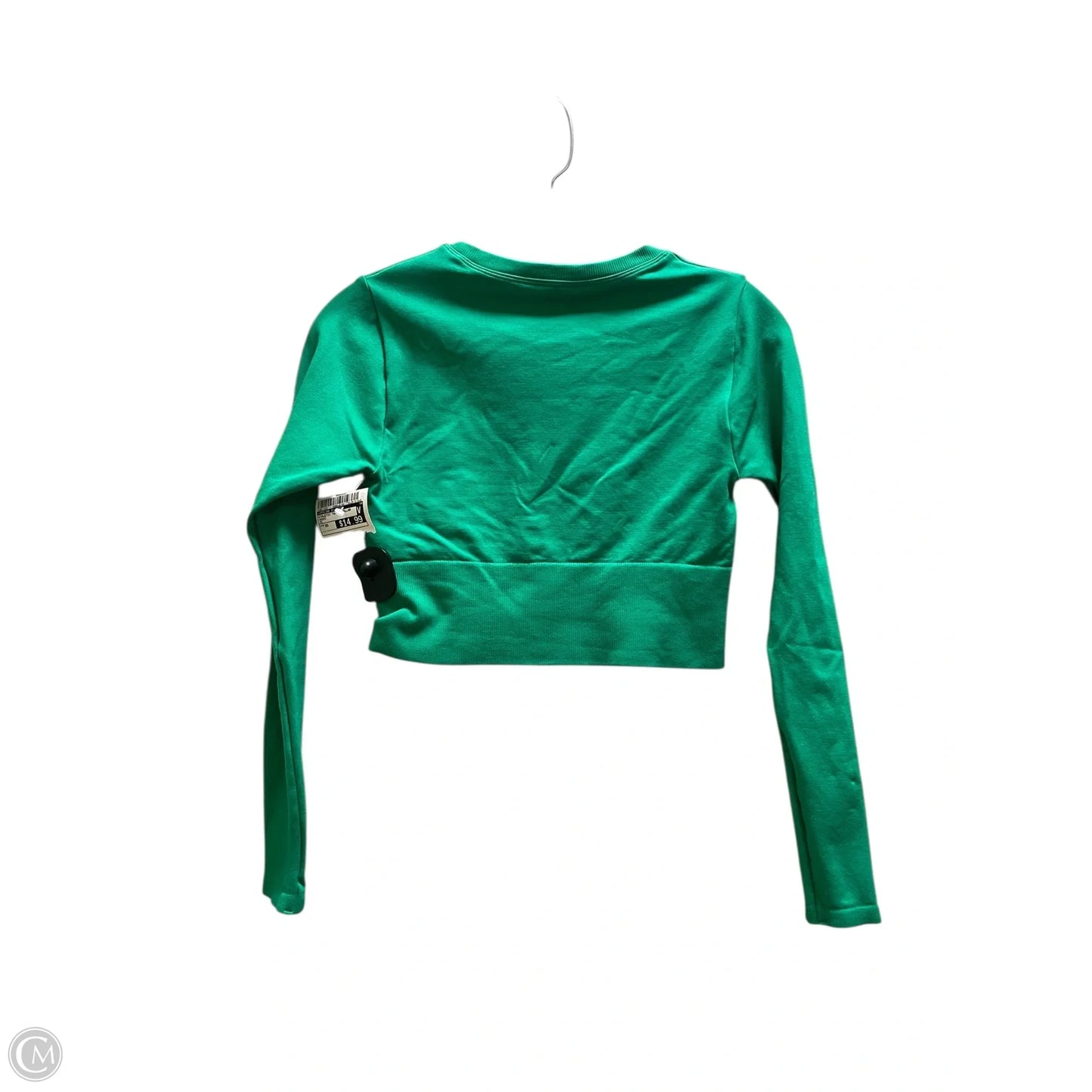 Athletic Top Long Sleeve Collar By Offline By Aerie In Green, Size: Xs