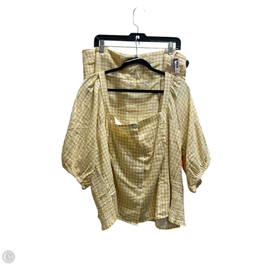 Skort 2pc Set By Old Navy In Yellow, Size: 4x