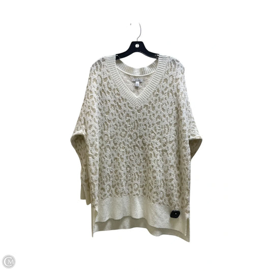 Sweater By Nine West In Gold, Size: 1x