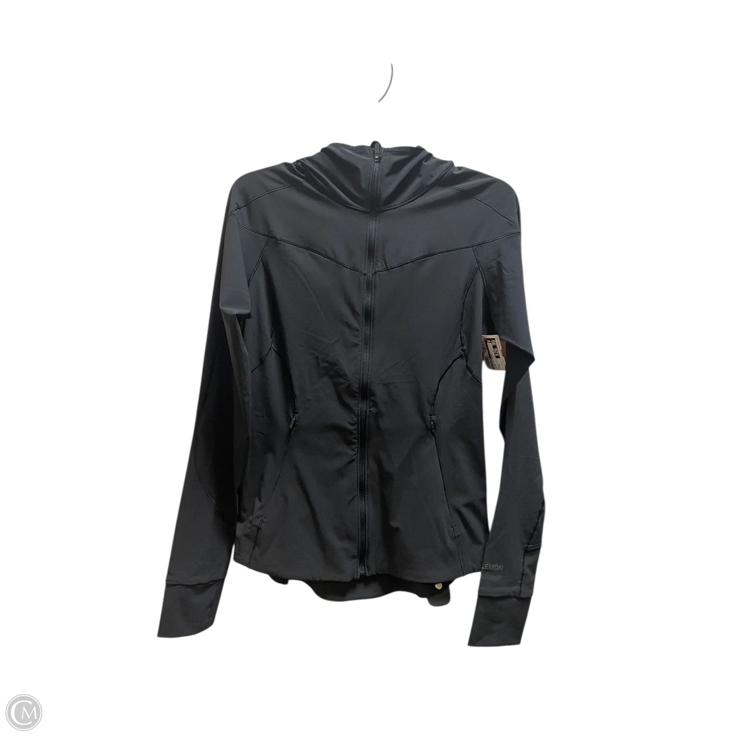 Athletic Jacket By Lululemon In Black, Size: 6