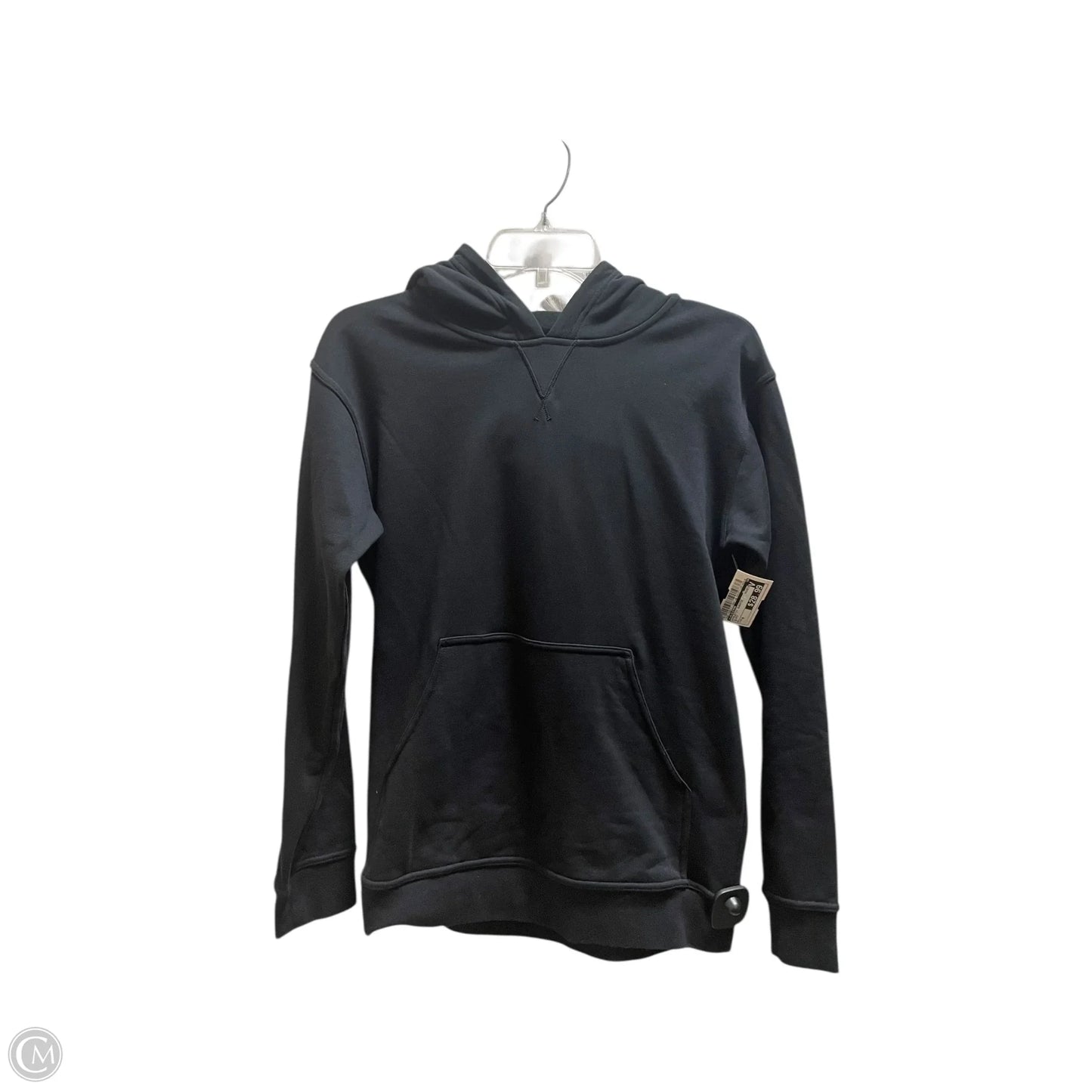 Athletic Sweatshirt Hoodie By Lululemon In Black, Size: 6